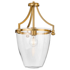 Progress Lighting Parkhurst 1-Light Brushed Bronze Mini Pendant