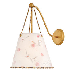 Hinkley Primrose Distressed Brass LED Plug and Cord Wall Lamp