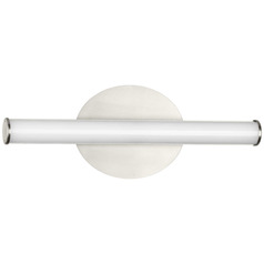 LED Linear Vanity from the Phase 3 Led Collection in Brushed Nickel Finish