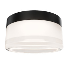 Modern Forms Tuck Ii Black LED Close To Ceiling Light