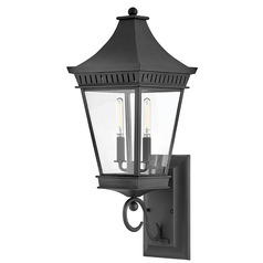 Hinkley Chapel Hill Museum Black LED Outdoor Wall Light