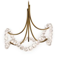 Modern Forms Parel Aged Brass LED Chandelier