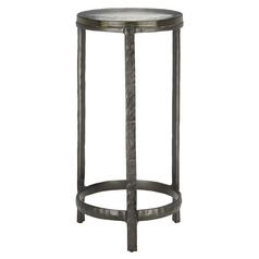 Currey and Company Acea Graphite & Clear Coffee & End Table