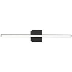 Progress Lighting Replay 4-Light Matte Black LED Vanity Light