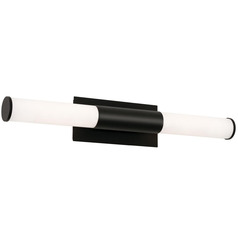 Afx Lighting Dax Black LED Vertical Bathroom Light