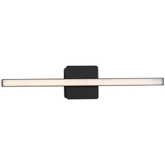 Progress Lighting Replay 3-Light Matte Black LED Vanity Light
