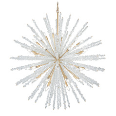 Metropolitan Lighting Aisi Fawn Gold 40-Light Chandelier