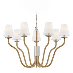 Hinkley Harwich Polished Nickel with Natural Accents LED Chandelier