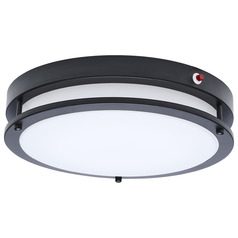 Nuvo Lighting Glamour Black LED Flushmount Light