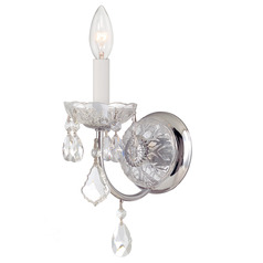 Crystorama Lighting Imperial Polished Chrome Sconce