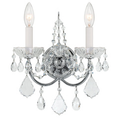 Crystorama Lighting Imperial Polished Chrome Sconce