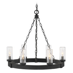 Hinkley Sawyer Black LED Outdoor Chandelier