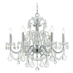 Crystorama Lighting Imperial Polished Chrome Crystal Chandelier