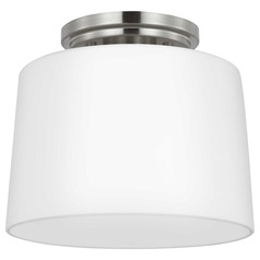 Progress Lighting Adley Brushed Nickel Flushmount Light