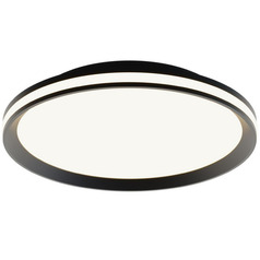 Afx Lighting Sona Black LED Flushmount Light