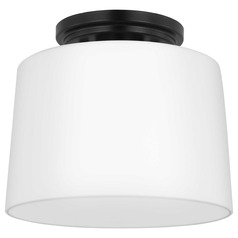 Progress Lighting Adley Matte Black Flushmount Light