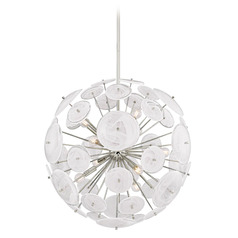 Mitzi Juliet Polished Nickel 9-Light Chandelier