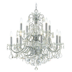 Crystorama Lighting Imperial Polished Chrome Crystal Chandelier