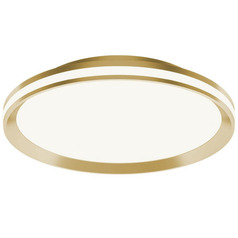 Afx Lighting Sona Satin Brass LED Flushmount Light