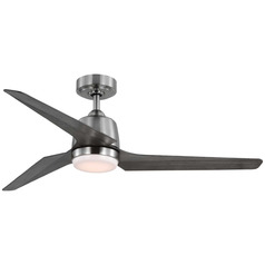 Progress Lighting AirPro 52-Inch Brushed Nickel LED Ceiling Fan