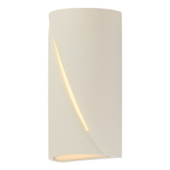 Et2 Puff Chaulk White LED Outdoor Wall Light