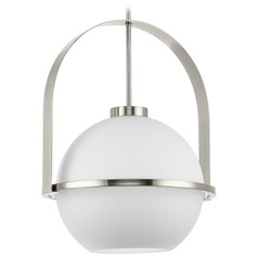 Progress Lighting Delayne 1-Light Brushed Nickel Pendant