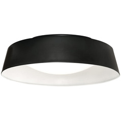 Afx Lighting Duncan Black & White LED Flushmount Light