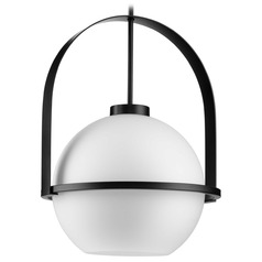 Progress Lighting Delayne 1-Light Matte Black Pendant