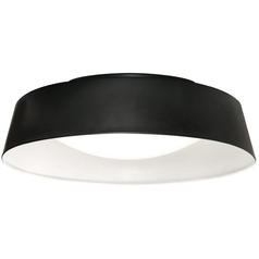 Afx Lighting Duncan Black & White LED Flushmount Light