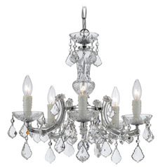 Crystorama Lighting Maria Theresa Polished Chrome Crystal Chandelier