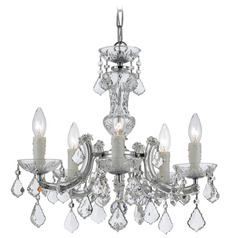 Crystorama Lighting Maria Theresa Polished Chrome Crystal Chandelier
