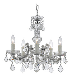 Crystorama Lighting Maria Theresa Polished Chrome Crystal Chandelier