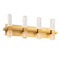 Modern Forms Cinaplex Aged Brass LED Bathroom Light