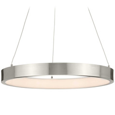 Progress Lighting Radian 1-Light Brushed Nickel LED Pendant