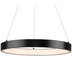 Progress Lighting Radian 1-Light Matte Black LED Mini Pendant