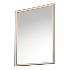 Bevel Rectangle 30-Inch Illuminated Mirror