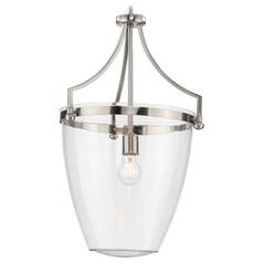 Progress Lighting Parkhurst 1-Light Brushed Nickel Mini Pendant