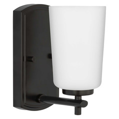 Progress Lighting Adley Matte Black Sconce