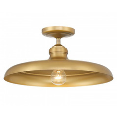Minka Lavery Rolando Hidalgo Crowne Legacy Brass Semi-Flushmount Light