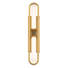 Modern Forms Whitt Aged Brass LED Sconce