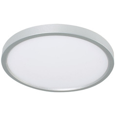 Afx Lighting Edge Round Satin Nickel LED Flushmount Light