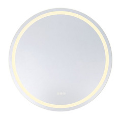 Beckett Round 32-Inch Illuminated Mirror