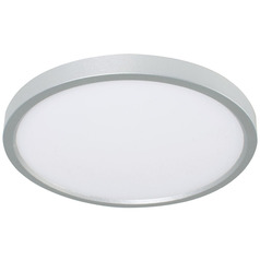 Afx Lighting Edge Round Satin Nickel LED Flushmount Light