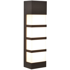 Afx Lighting State Textured Bronze LED Outdoor Wall Light