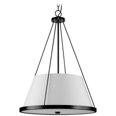 Progress Lighting Parkhurst 1-Light Matte Black Pendant