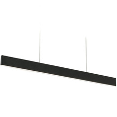 Afx Lighting Stealth Black LED Island Light with Rectangle Shade