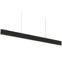 Afx Lighting Stealth Black LED Island Light with Rectangle Shade