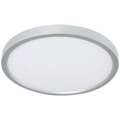 Afx Lighting Edge Round Satin Nickel LED Flushmount Light