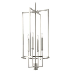 Progress Lighting Elara 4-Light Brushed Nickel Foyer Chandelier