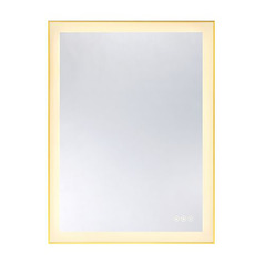 Paulding Rectangle 24-Inch Illuminated Mirror
